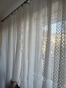 Zestaw firan na duże  okno  250/880  cm 