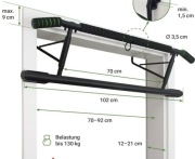 Drążek do podciągania na futryne sztanga