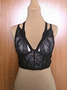 Czarny gorsetowy biustonosz *La Senza* nowy roz. L 