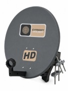 Antena satelitarna Cyfrowy Polsat HD 63x69 cm uchwyt