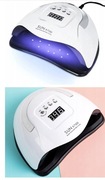SUN X7 MAX LCD - LAMPA DO PAZNOKCI UV LED 220W Do mocnej hybrydy, żeli 