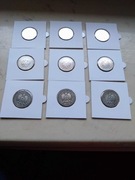 1 zł 2008, 1 zł 2010 i 1 zł 2012 Po 3 sztuki Menniczych Monet w Holderach