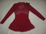 Piękna sukienka do tańca towarzyskiego LA latino cyrkonie nowa S 36