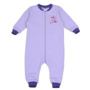 Pajacyk niemowlęcy bez stopek fioletowy rozm. 56