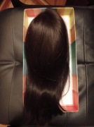 Ciemnobrązowa, piękna peruka, jak nowa, ROKOKO