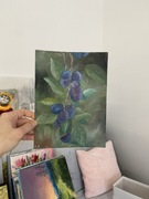 Obraz olejny „śliwki”