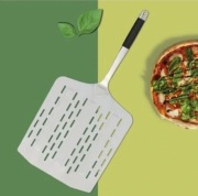 ŁOPATA DO PIZZY CHLEBA SZUFLA STAL NIERDZEWNA COZZE 66CM 30-30 CM