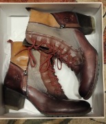 Skórzane botki Bugatti 41