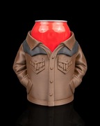 Uchwyt na Puszkę - Zamszowa Kurtka Kowbojska - „Suede Jacket”