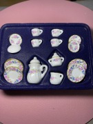 Miniaturka miniatura porcelana zestaw akcesoria dodatki dla lalki barbie