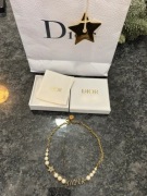 Naszyjnik typu choker Christian Dior