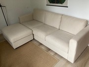3-osobowa beżowa sofa ikea vimle podnóżek 