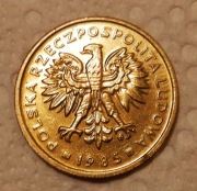 2 zł 1985 -jak na skanie - menniczy
