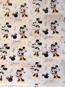 Papier do pakowania "Winter magic, Minnie Mouse", 70 cm x 1 m