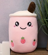 PLUSZOWA PODUSZKA KOKTAJL TRUSKAWKOWY MIŚ