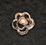 Ozdoby na paznokcie 3d, biżuteria z cyrkoniami, charms - rose, 1szt.