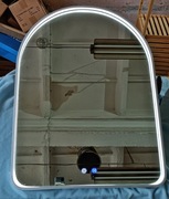 Lustro łazienkowe LED wiszące funkcja antypary 60x80cm