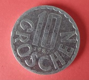 Moneta Austria 10 Groschen 1987