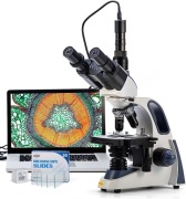 Mikroskop trójokularowy Swift SW380T 40X-2500X kamera 5MP LED laboratoryjny