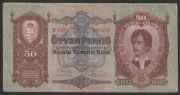 Węgry 50 pengo 1932 - Petofi Sandor  - D166