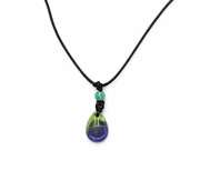 Naszyjnik z żywicy epoksydowej na sznurku 