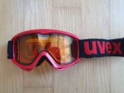 Gogle UVEX red juniorskie