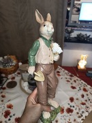 Figurka ozdoba dekoracja królik zająć króliczek zajączek wysoki duży nowy 