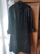Płaszcz futro z karakułów karakuły nietoperz L/XL