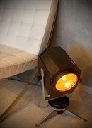 Lampa teatralna filmowa loft Vintage industrial prl