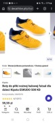 Buty do piłki nożnej halowej  dla dzieci Kipsta ESKUDO 500 KD r 28