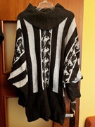 Sweter damski typu nietoperz