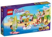 LEGO FRIENDS 41710 Plaża surferów Super Zestaw Klocków 288 elementów