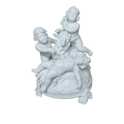 Biskwitowa Grupa Putta Eckert Volkstedt 1894