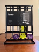 stojak metalowy na kapsułki do ekspresu czarny