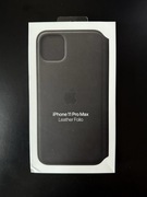 Skórzane etui Apple iPhone 11 Pro Max Leather Folio case czarny