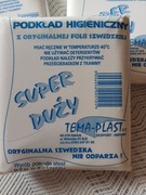 Podkłady higieniczne z folii do łóżeczka dziecięcego lub wózka 100cmx70cm