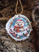 Ozdoba choinkowa hand made Lisek