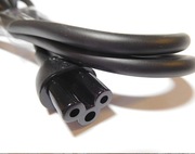 KABEL sieciowy ZASILACZA laptopa HP Lenovo Apple ...Potrójne wejście wtyk 