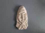 Ceramiczna szkliwiona płaskorzeźba