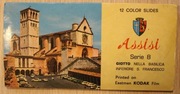 Assisi - ASYŻ - BAZYLIKA  FRANCISZKA  ITALY  WŁOCHY 12 SLAJDÓW  PRZEŹROCZY