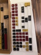 Epomaker Dual Shot Samurai Red – pozostałe keycapy + oryginalne opakowanie