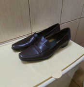 buty damskie 39 czółenka Marc O'Polo mokasyny obuwie brązowe kremowe ciemne