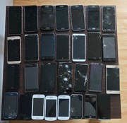 Zestaw telefonów 29 sztuk różne marki Samsung ,nokia Xiaomi 