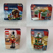 Lego Creator 40106, 40292, 40254, 40293 - Zestaw Świąteczny - MISB