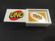 Karty Uno z twardym pudełkiem 108 kart + instrukcja gry.