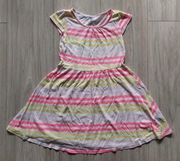 H&M Sukienka letnia w paseczki 122/128