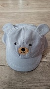New collection nowa czapka z daszkiem I uszkami niebieska r. 50