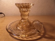 świecznik - kaganek szklany