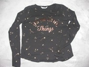 modna bluzka H&M roz.158/164 złote cekiny