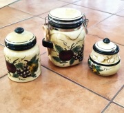 NOWY zestaw wyjątkowej ceramiki do przechowywania